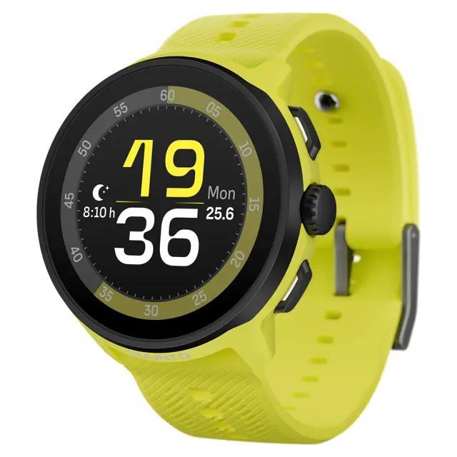 SUUNTO RUN Lime - смарт часы с силиконовым ремешком