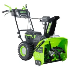 Снегоуборщик аккумуляторный Greenworks 82 вольта