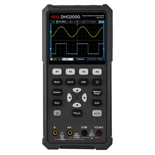 RGK DHO200G - осциллограф - мультиметр