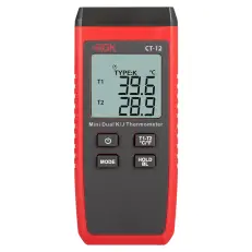 RGK CT-12 - термометр с зондом температуры воздуха TR-10A и погружным зондом температуры TR-10W
