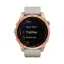 gnss Часы Garmin Fenix 7S Solar цвета розовое золото с песочным силиконовым ремешком