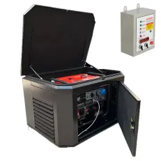 A-iPower A9000EAX в супертихом зимнем кожухе 1400SS RAL 8019 + блок автозапуска A-iPower 400 В, 25 А