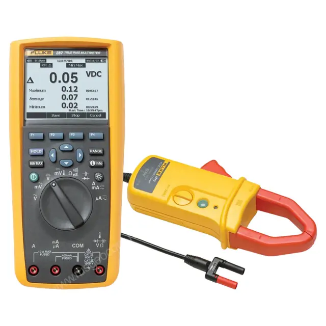 Комплект - мультиметр Fluke 287 с токовыми клещи Fluke I410