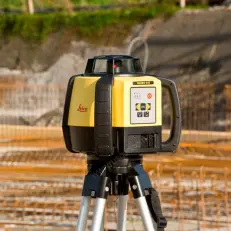 Leica Rugby 640G комплект - ротационный нивелир с красным лучом