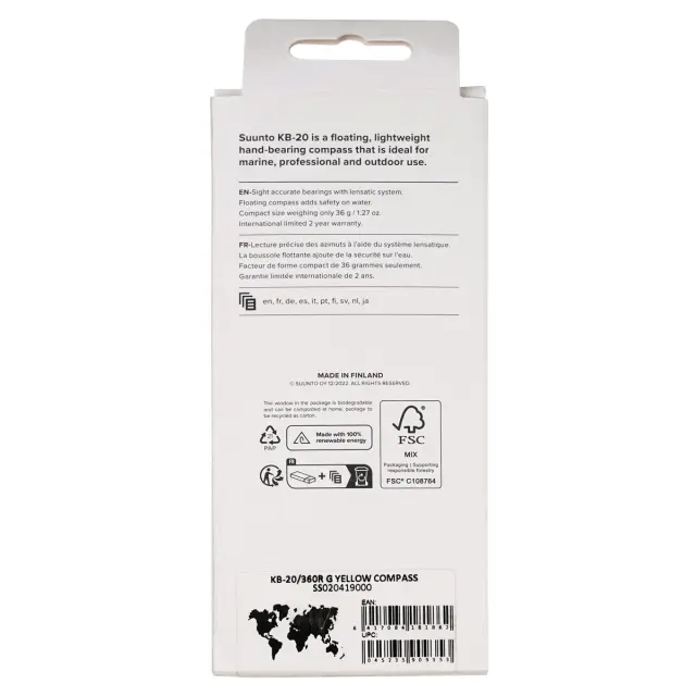 SUUNTO KB-20/360R G - компас многофункциональный