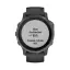 Купить часы Garmin Fenix 6S Sapphire серый DLC с черным ремешком
