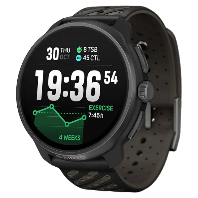 Часы SUUNTO Race 2 Titanium Black, цвета темного матового титана