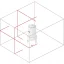 Схема лучей Bosch GLL 3-50 Professional + L-BOXX