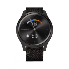 gps Часы Garmin Vivomove Style графитовый с черным плетеным нейлоновым ремешком
