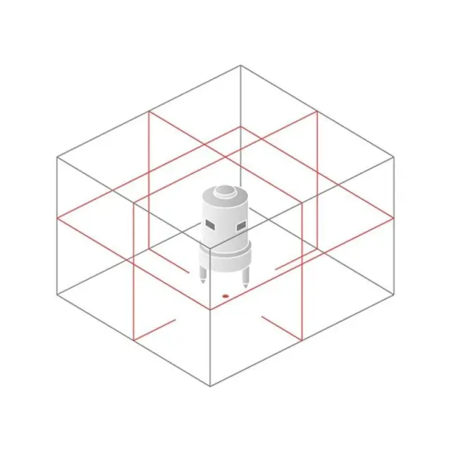 Схема лучей лазерного нивелира Sokkia LX442D
