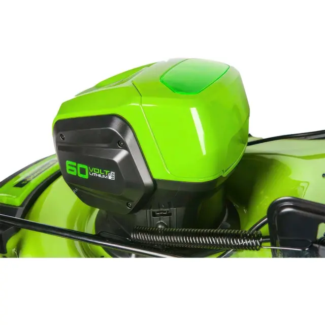 Greenworks GD60LM46SP бесщеточная, 60V с АКБ 2 Ач + ЗУ 2А - аккумуляторная газонокосилка