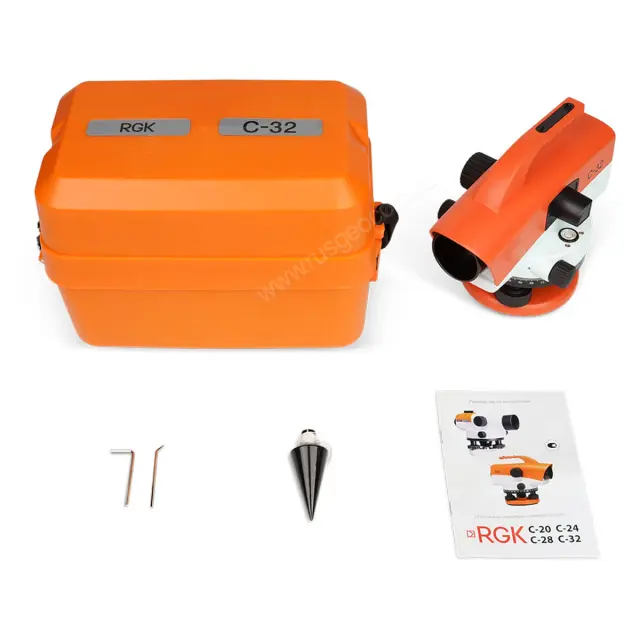 Комплект RGK C-32 оптический нивелир