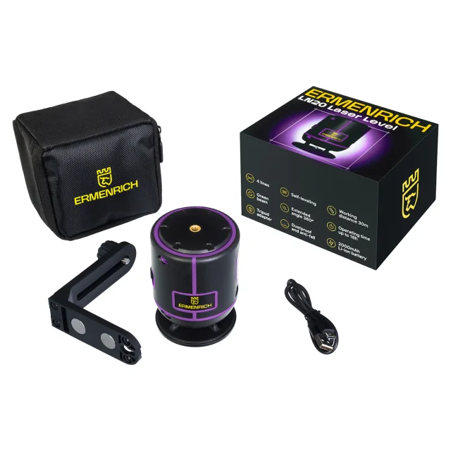 Ermenrich PLUS LN20 фиолетовый - лазерный уровень