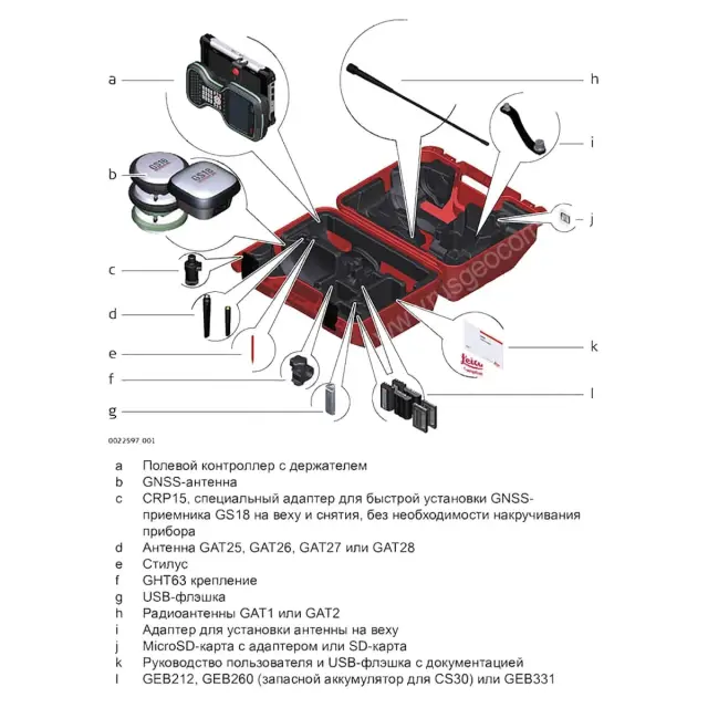 Leica GS16 GSM, Rover CS20 - комплект GNSS приемника