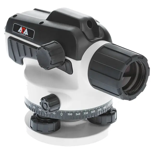 Комплект оптический нивелир ADA Ruber x32 с поверкой + штатив на клипсах ADA Light + рейка ADA STAFF 3