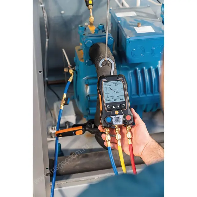 Testo 550s комплект 2 в кейсе манометрический коллектор