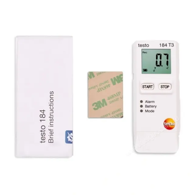 Комплектация логгера Testo 184 T3
