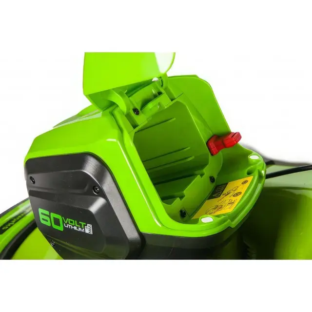 Greenworks GD60LM46SP бесщеточная, 60V с АКБ 2 Ач + ЗУ 2А - аккумуляторная газонокосилка