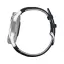 умные Часы Garmin Vivomove Luxe серебристый с темно-синим кожаным ремешком