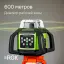 RGK SP-612G + элевационный штатив RGK SH-170 + рейка RGK LR-2 + дальномер RGK DL100G - ротационный нивелир с зеленым лучом