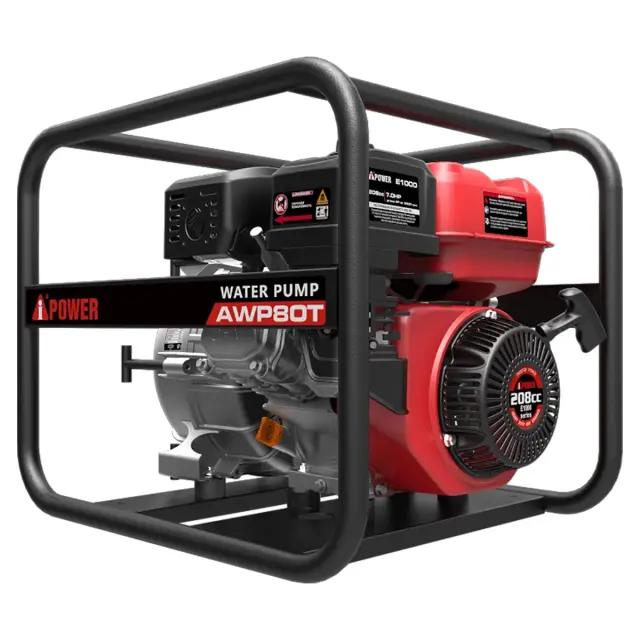 бензиновая мотопомпа для грязной воды A-iPower AWP80Т