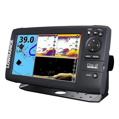 Картплоттер с эхолотом Lowrance Elite-9 CHIRP (83\200+455\800kHz)