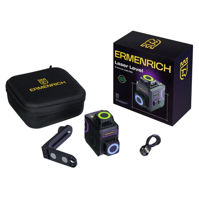 Ermenrich PRO LV40 фиолетовый - лазерный уровень