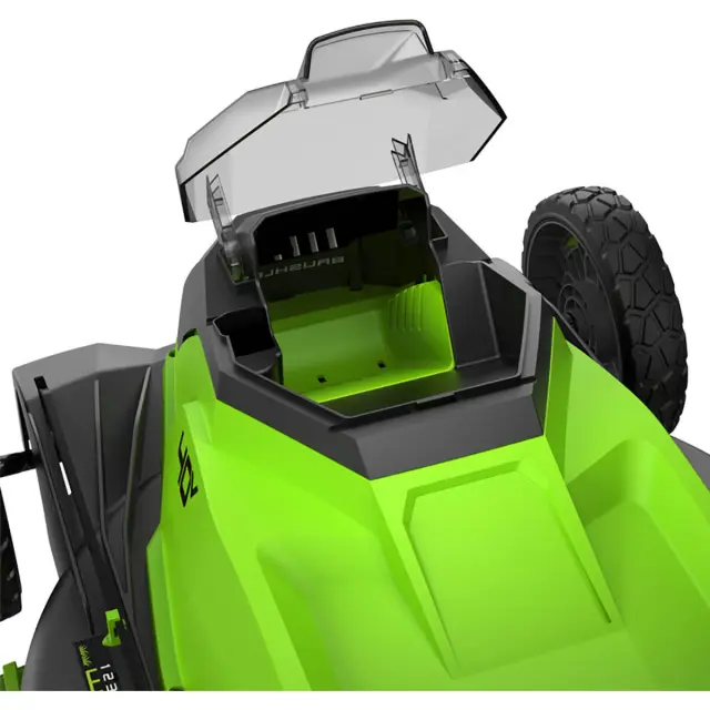 Greenworks GD40LM411 бесщеточная, 40V с АКБ 8 Ач, без ЗУ  - аккумуляторная газонокосилка