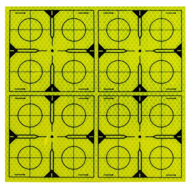 Отражатель пленочный RGK 90*90 мм (4 шт.), желтый