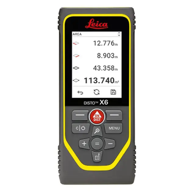Leica DISTO X6 - лазерный дальномер с красным лучом