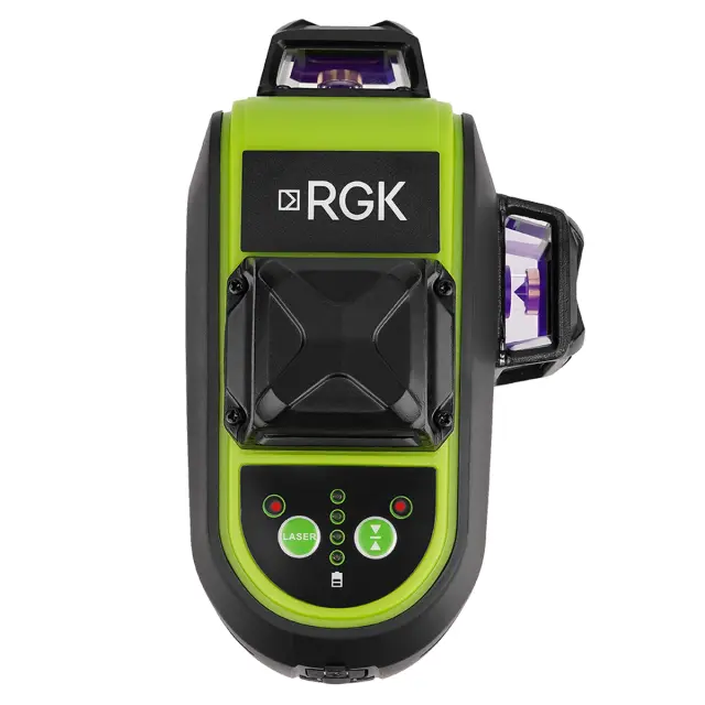 RGK PR-3G + штатив - лазерный нивелир 3d с зеленым лучом