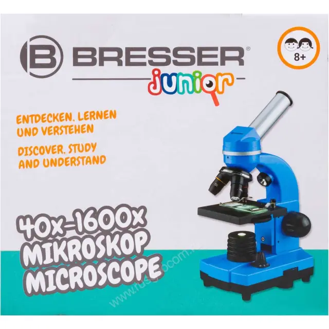 Микроскоп Bresser Junior Biolux SEL 40–1600x, зеленый