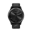 умные Часы Garmin Vivomove Sport черный, серый безель, с силиконовым ремешком