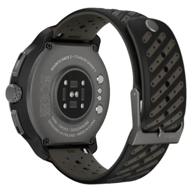 Часы SUUNTO Race 2 Titanium Black, цвета темного матового титана