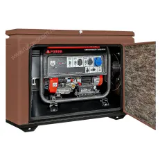 A-iPower A6000EAX в тихом зимнем кожухе 1200 RAL 8017