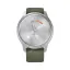 беговые Часы Garmin Vivomove Style серебристый с травяным силиконовым ремешком