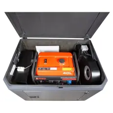 A-iPower A6000EAX в супертихом зимнем кожухе 1400SS RAL 7024 + блок автозапуска A-iPower 230В/400В 100А 8 ПИН