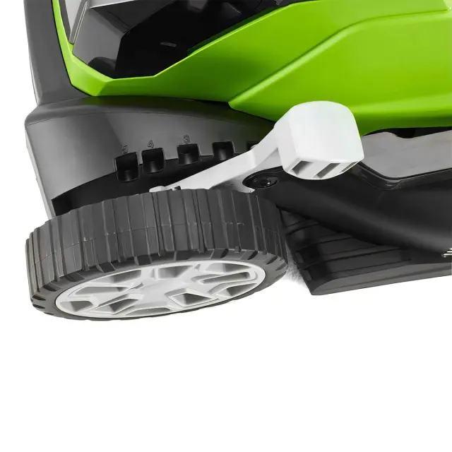 Greenworks G40LM35, 40V с АКБ 2 Ач USB + ЗУ 2А - аккумуляторная газонокосилка