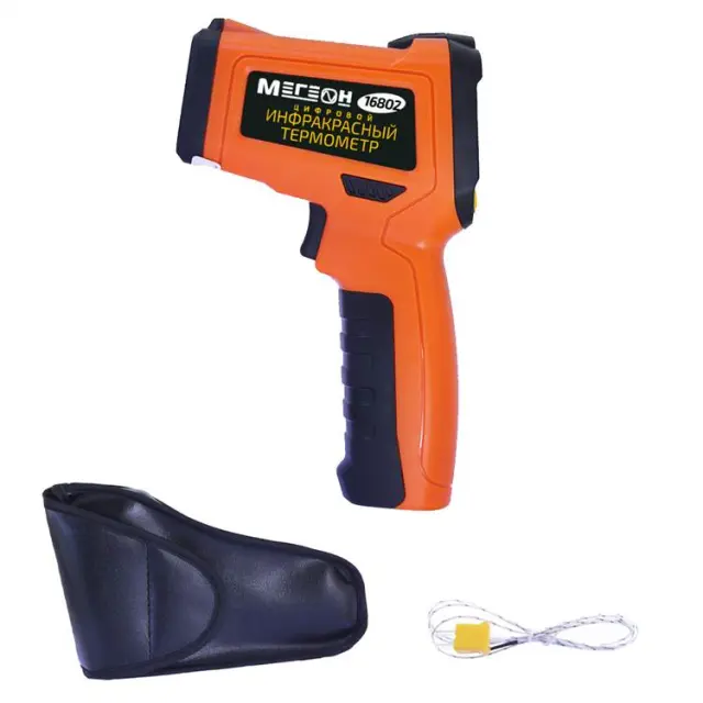 МЕГЕОН 16802 - инфракрасный термометр с термопарой