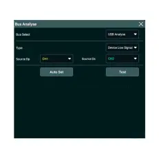 Опция предварительного тестирования USB2.0 DS70000-USBC
