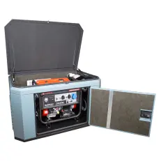 Генератор A-iPower A8000EAX в супертихом зимнем кожухе 1400SS RAL 7031