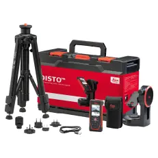 Leica DISTO D5 со штативом, адаптером и аксессуарами - лазерный дальномер с красным лучом