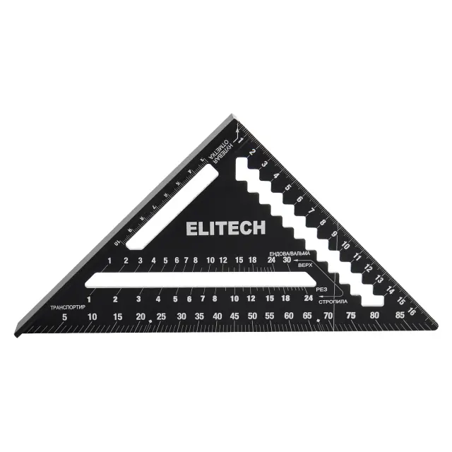 Elitech 330101 - угольник-транспортир алюминиевый