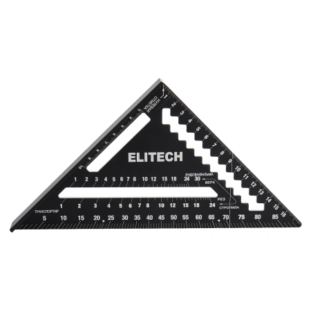 Elitech 330101 - угольник-транспортир алюминиевый