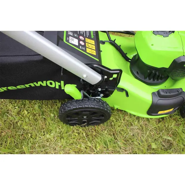 Greenworks GD40LM48SP бесщеточная, 40V с АКБ 8 А.ч. + ЗУ 2А - аккумуляторная газонокосилка