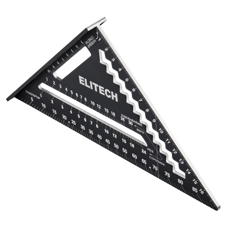 Elitech 330101 - угольник-транспортир алюминиевый