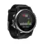 Часы Garmin Fenix 5S серебристые с черным ремешком