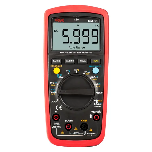 RGK DM-30 с поверкой - мультиметр цифровой