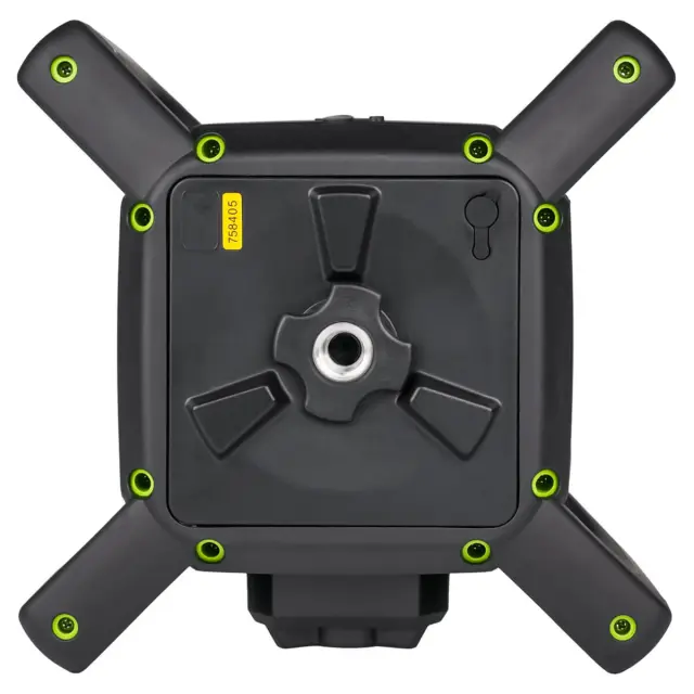 RGK SP-610G с калибровкой - ротац. нивелир (ротационный/зелёный луч/450м с приемником/±0,1 мм/АКБ)