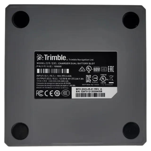 RGK Зарядное устройство типа TRIMBLE 76767 (тип 109000, 101071-00-04), аналог